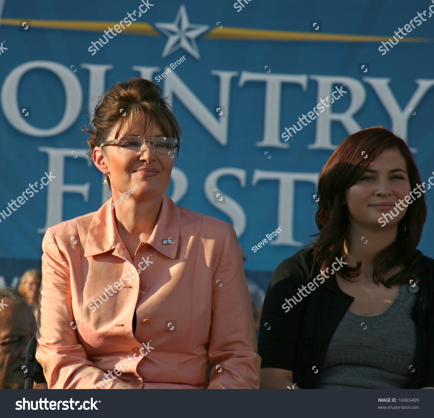 Governor Sarah Palin Willow Palin Washington Stock Photo (Edit Now ...