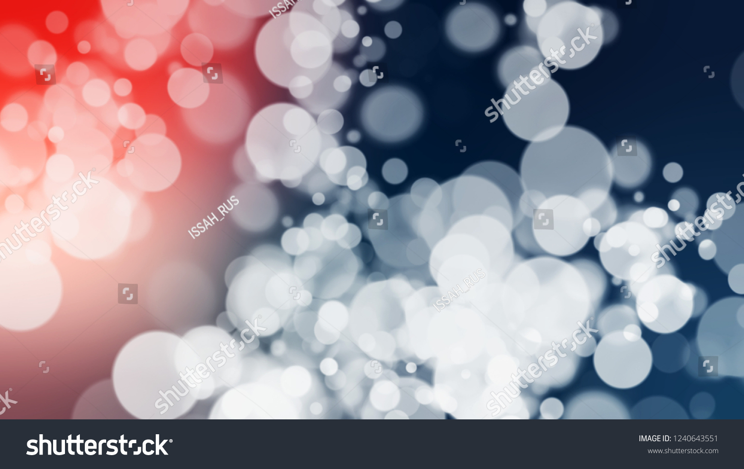 Gradient Bokeh Effect Link Water Blue Stock Illustration 1240643551