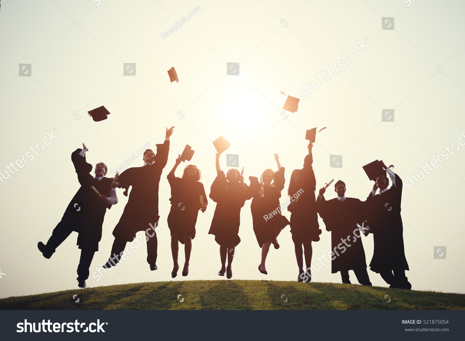 Graduation College School Degree Successful Concept Stock Photo (Edit ...