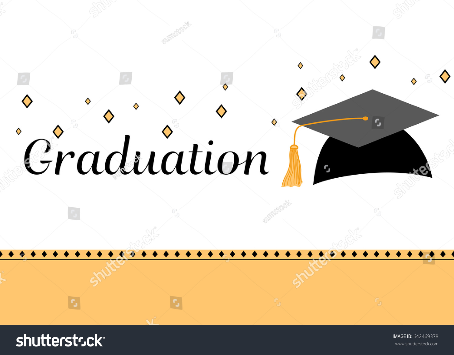 royalty free stock illustration of graduation party invitation card graduation invitation card