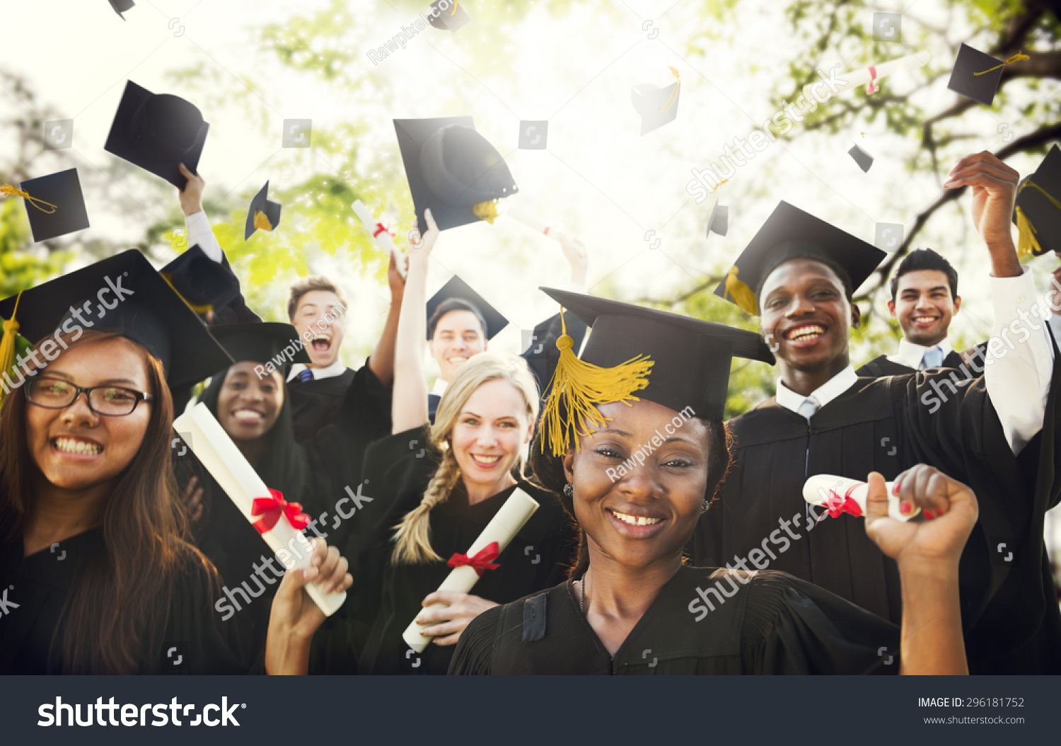 Graduation Student Commencement University Degree Concept Stock Photo ...