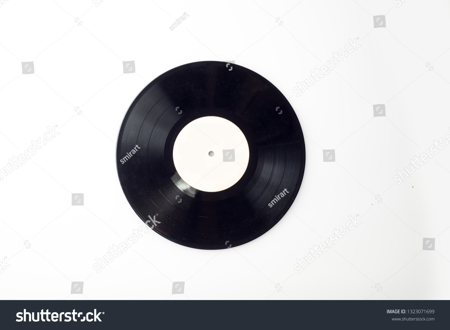 Gramophone Record Different Sizes On Light Stock Photo 1323071699 ...