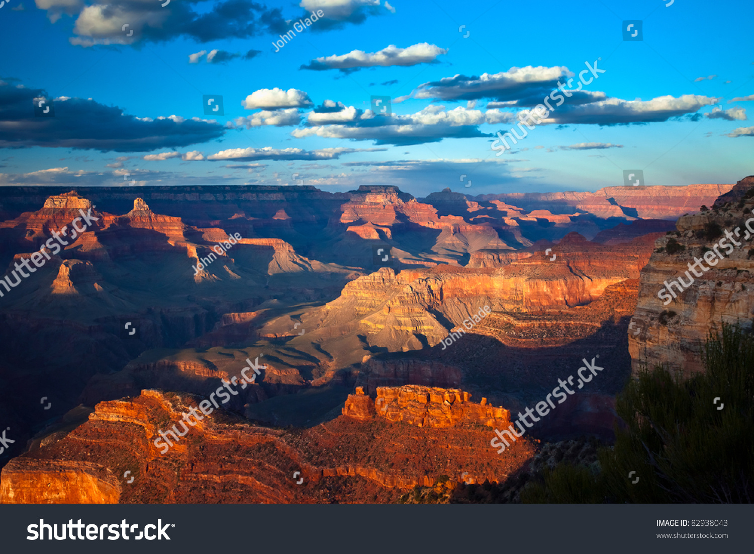 Grand Canyon At Sunset From Hopi Point Stock Photo 82938043 : Shutterstock