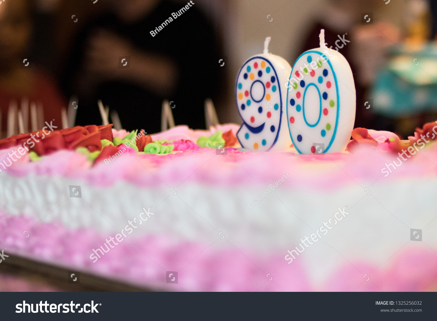 Grandmas 90th Birthday Cake Stock Photo Edit Now 1325256032