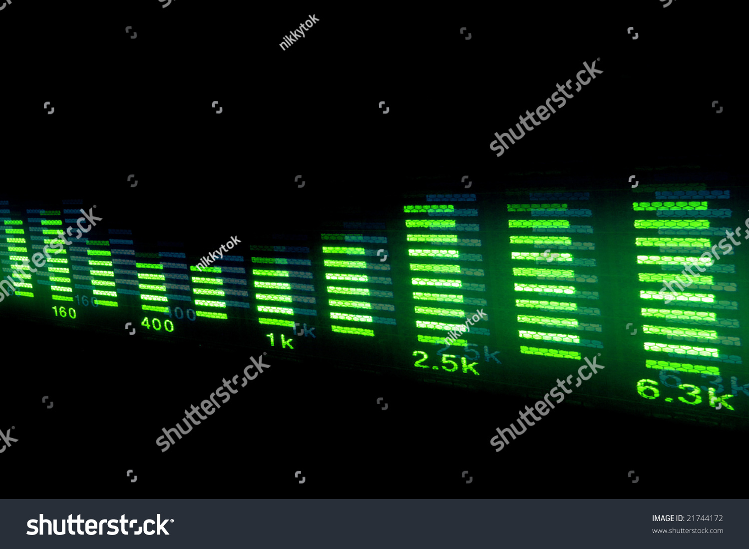 Graphic Equalizer 3d Stock Photo 21744172 : Shutterstock