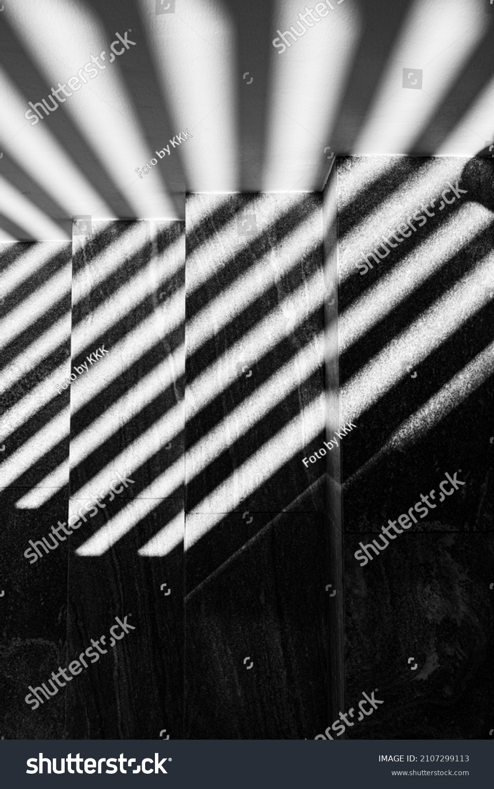 Graphic Shapes Parallel Shadow Lines On Stock Photo 2107299113 ...