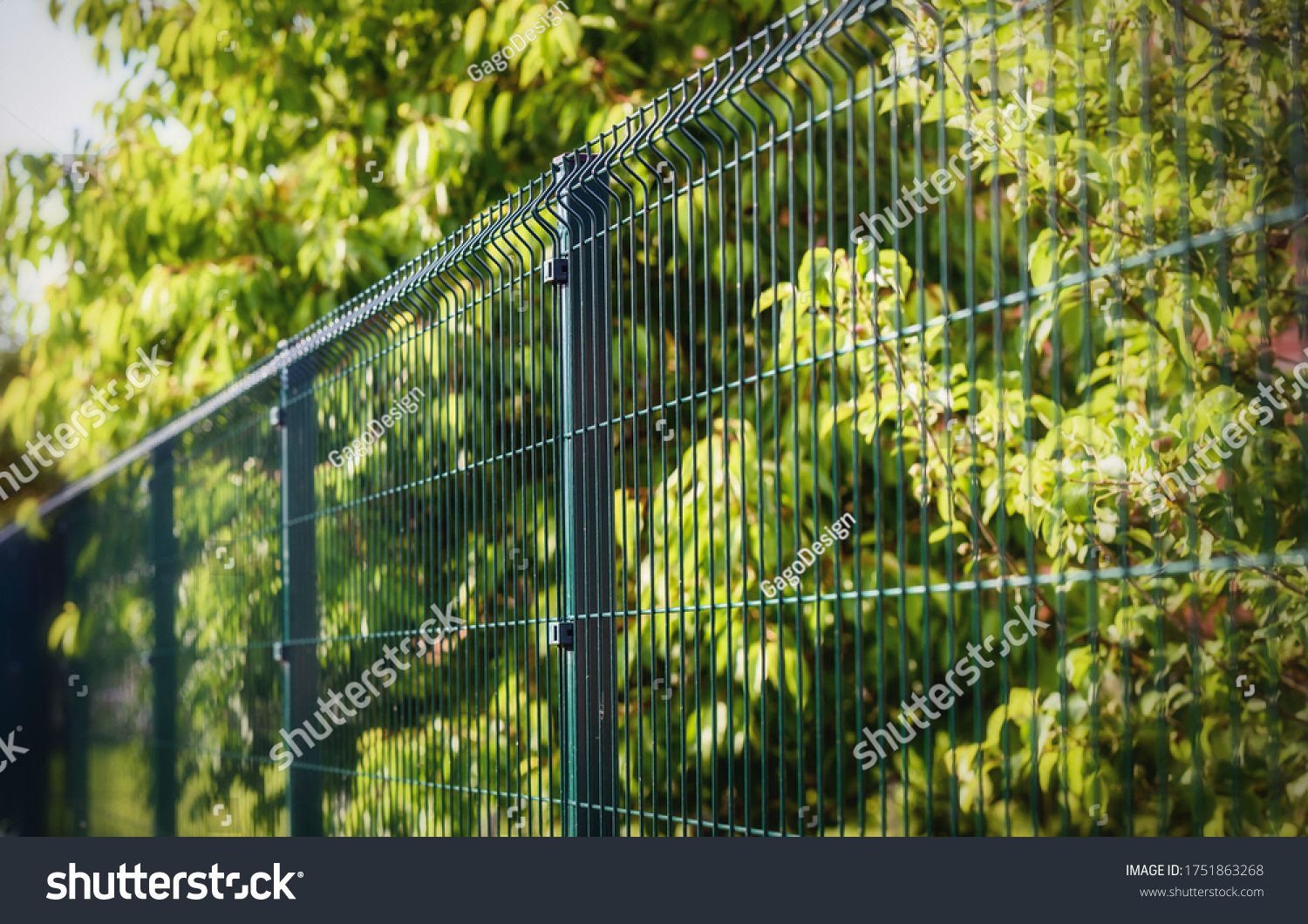 Grating Wire Industrial Fence Panels Pvc Stock Photo 1751863268 