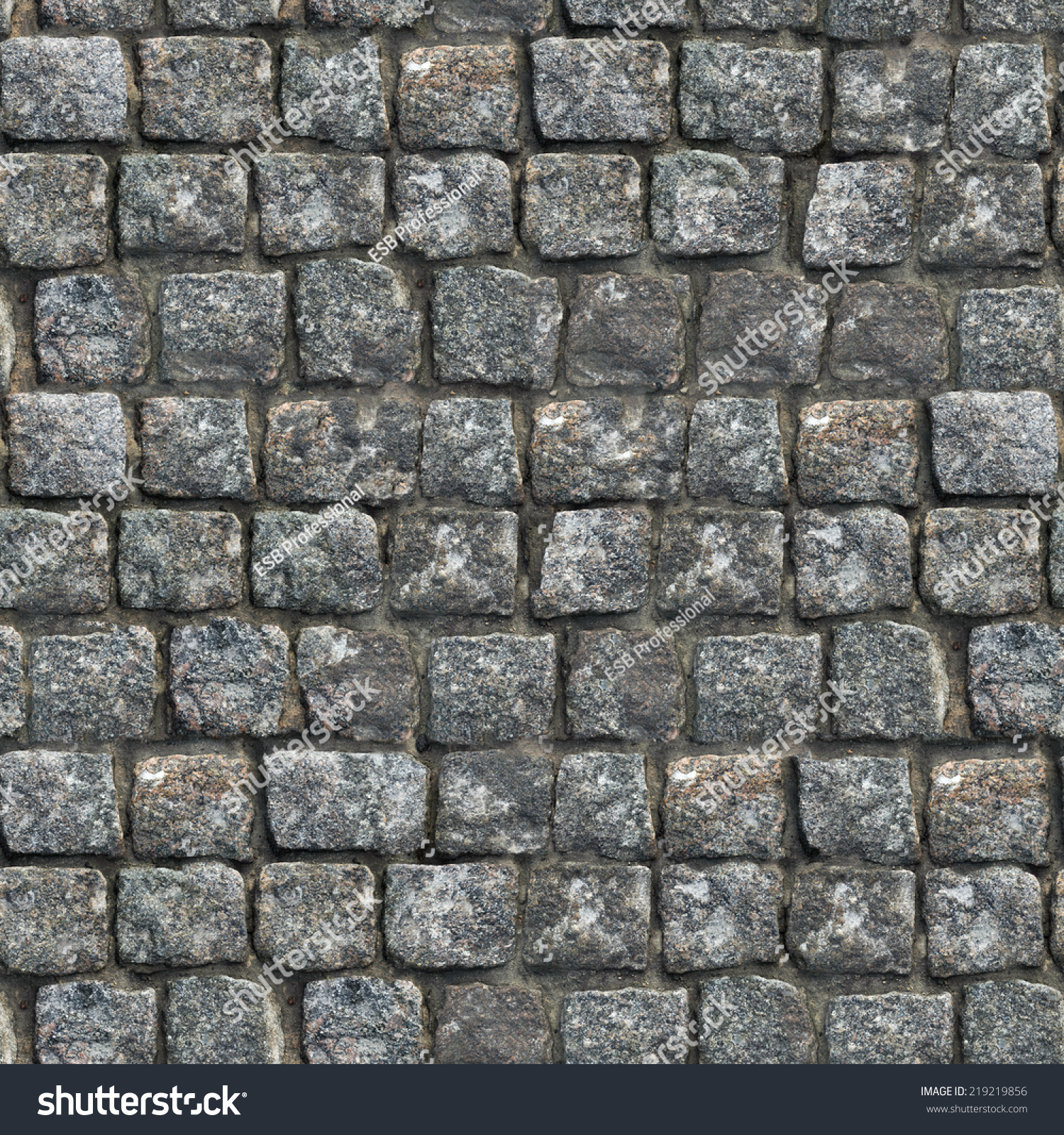 Gray Old Paving Stone Closeup. Seamless Tileable Texture. Stock Photo ...