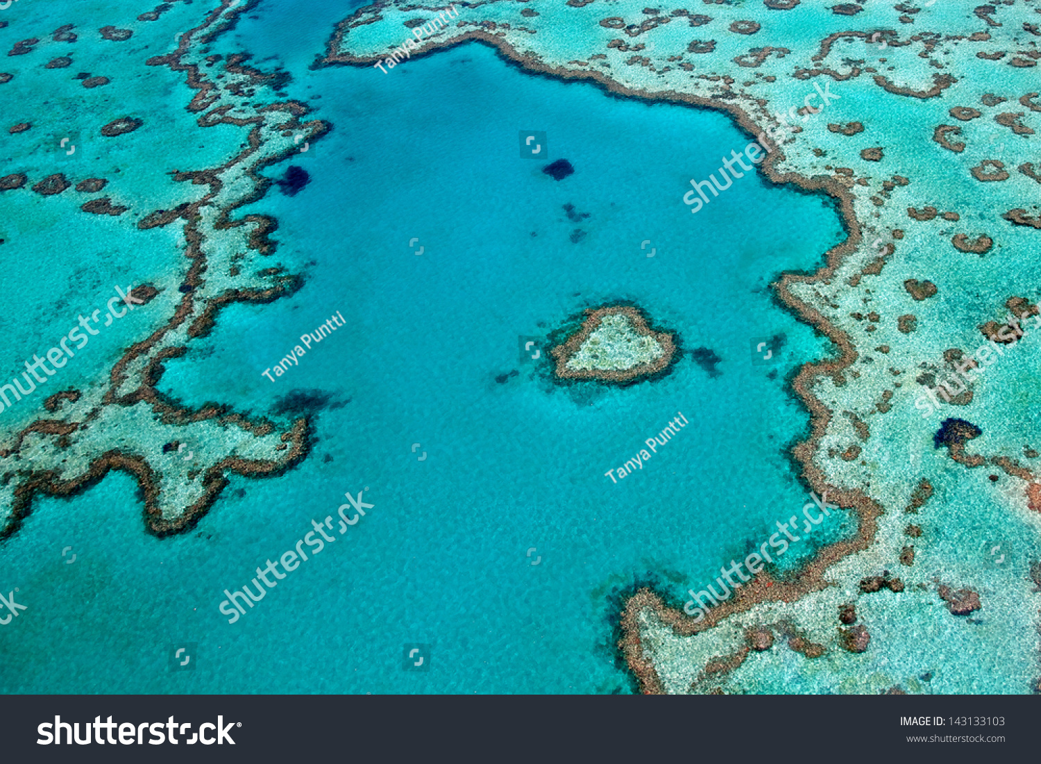 Great Barrier Reef Whitsundays Australia Stock Photo 143133103 ...