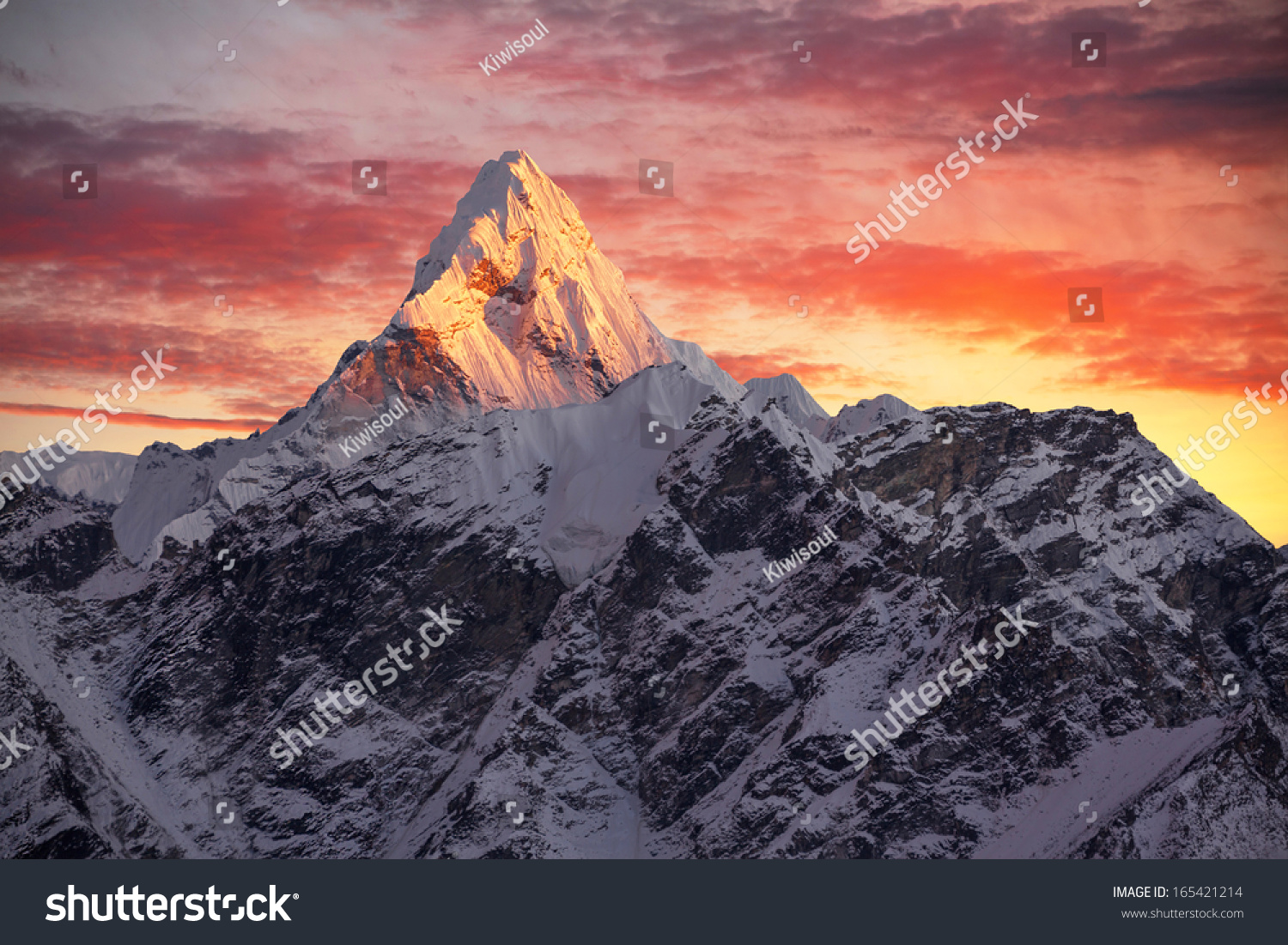 Greatness Nature Ama Dablam Peak 6856 Stock Photo 165421214 | Shutterstock