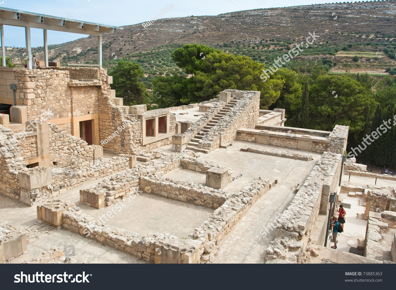 Greece Labyrinth Knoss Palace On Island Stock Photo 73885363 - Shutterstock