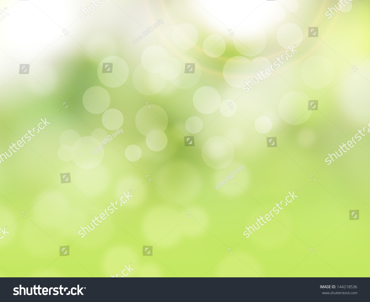 Green Abstract Spring Background Stock Photo 144218536 : Shutterstock