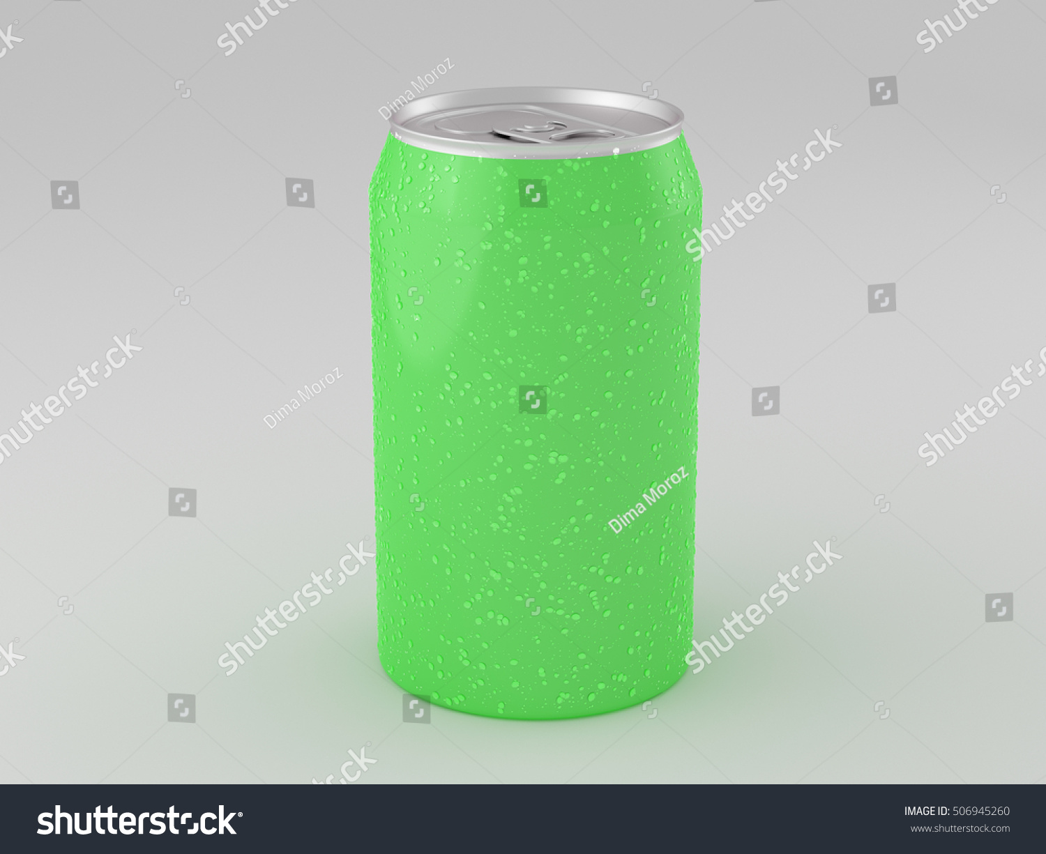 Download Green Aluminum Can Mockup Condensation Drops Stock Illustration 506945260 Yellowimages Mockups