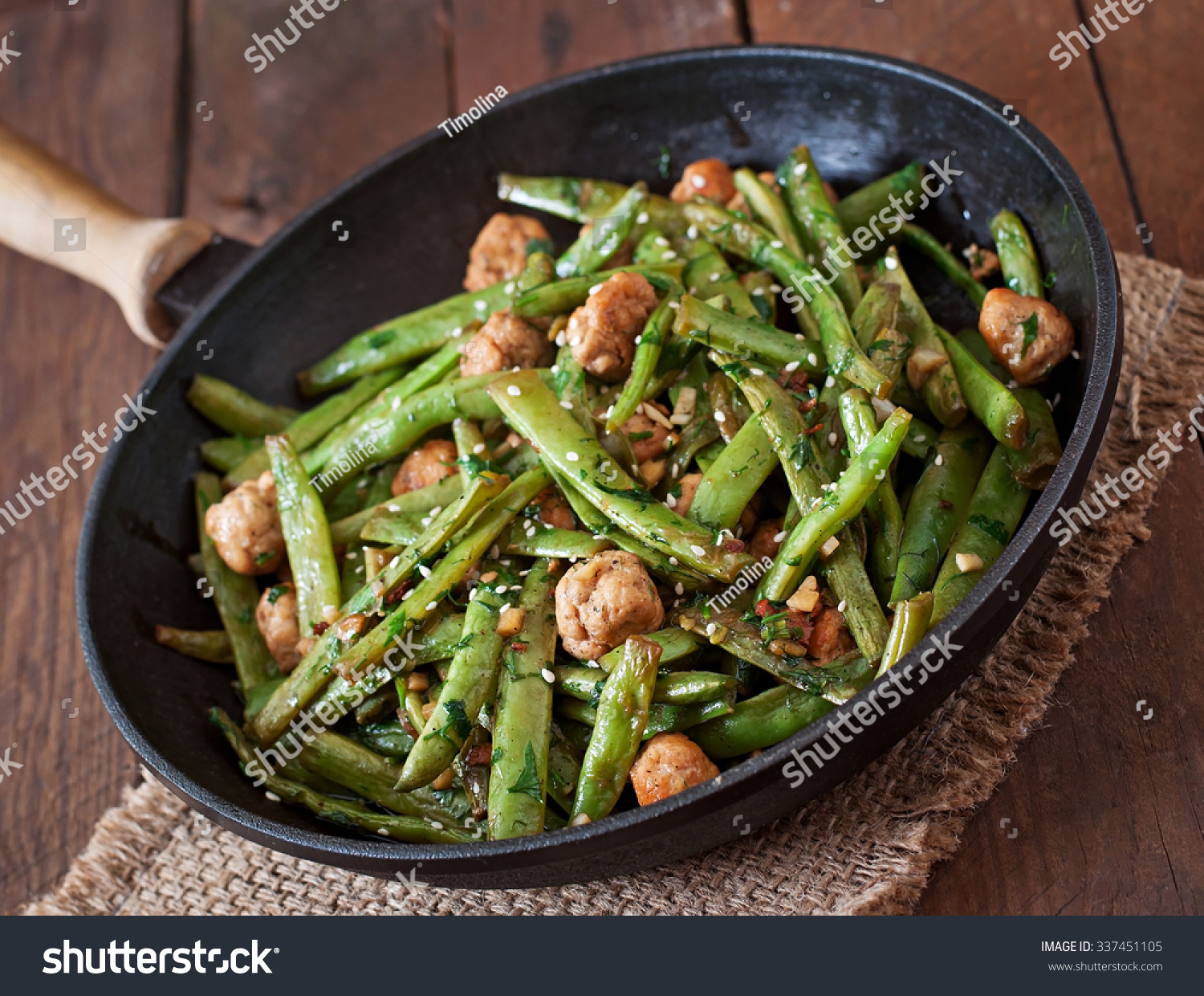 Green Bean and Meatball Stir-Fry recommend Green Bean and Meatball Stir-Fry recommend