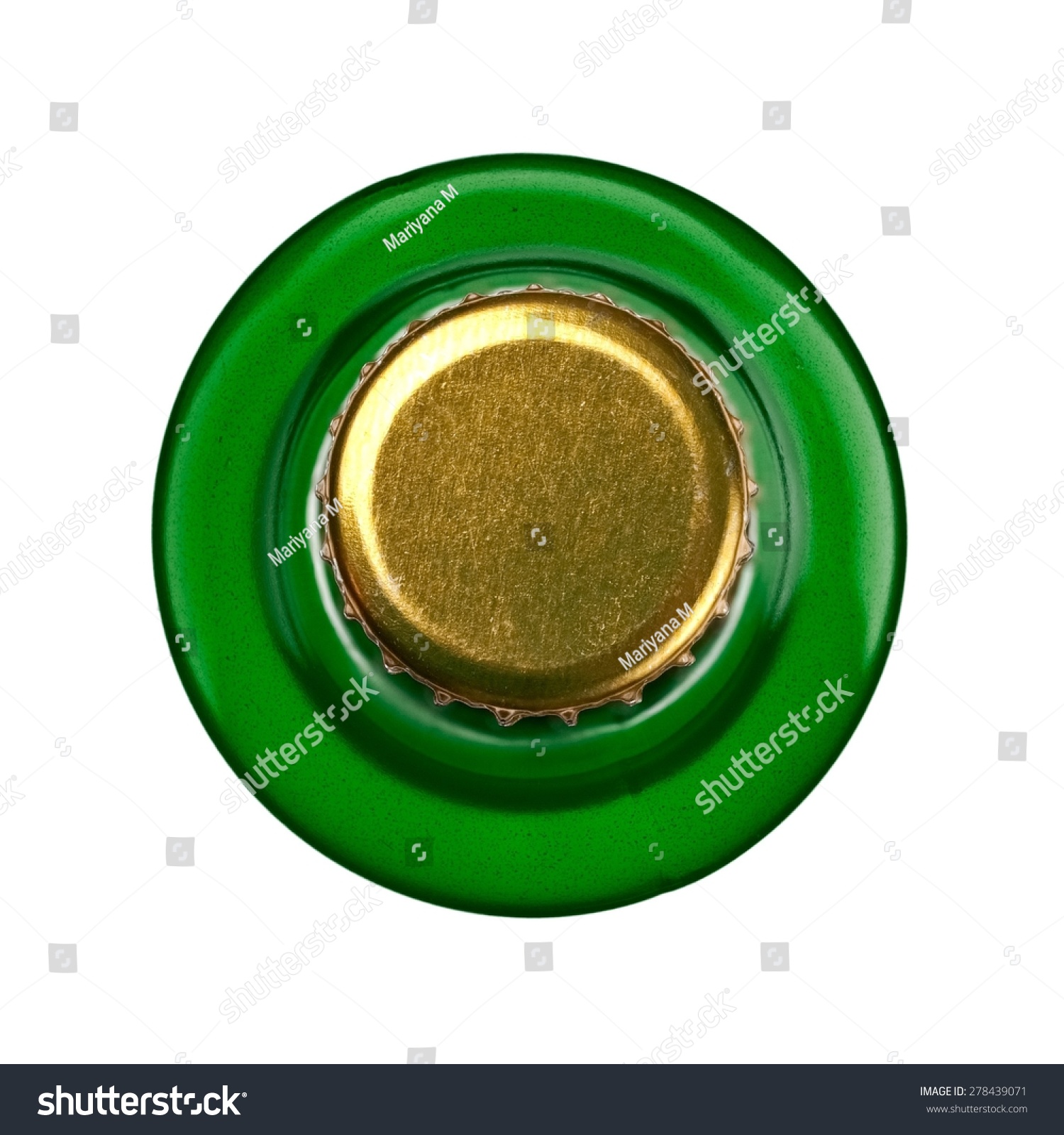 Download Green Beer Bottle Top View Food And Drink Stock Image 278439071 Yellowimages Mockups