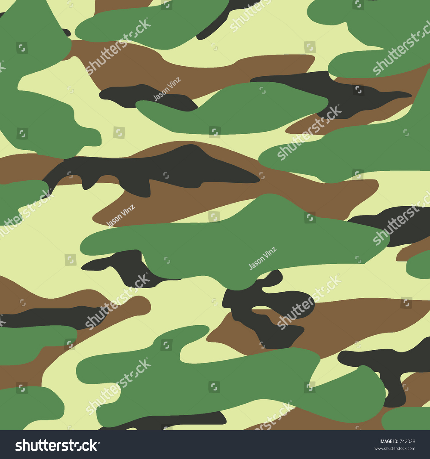 Green/Brown Camouflage Pattern Stock Photo 742028 : Shutterstock