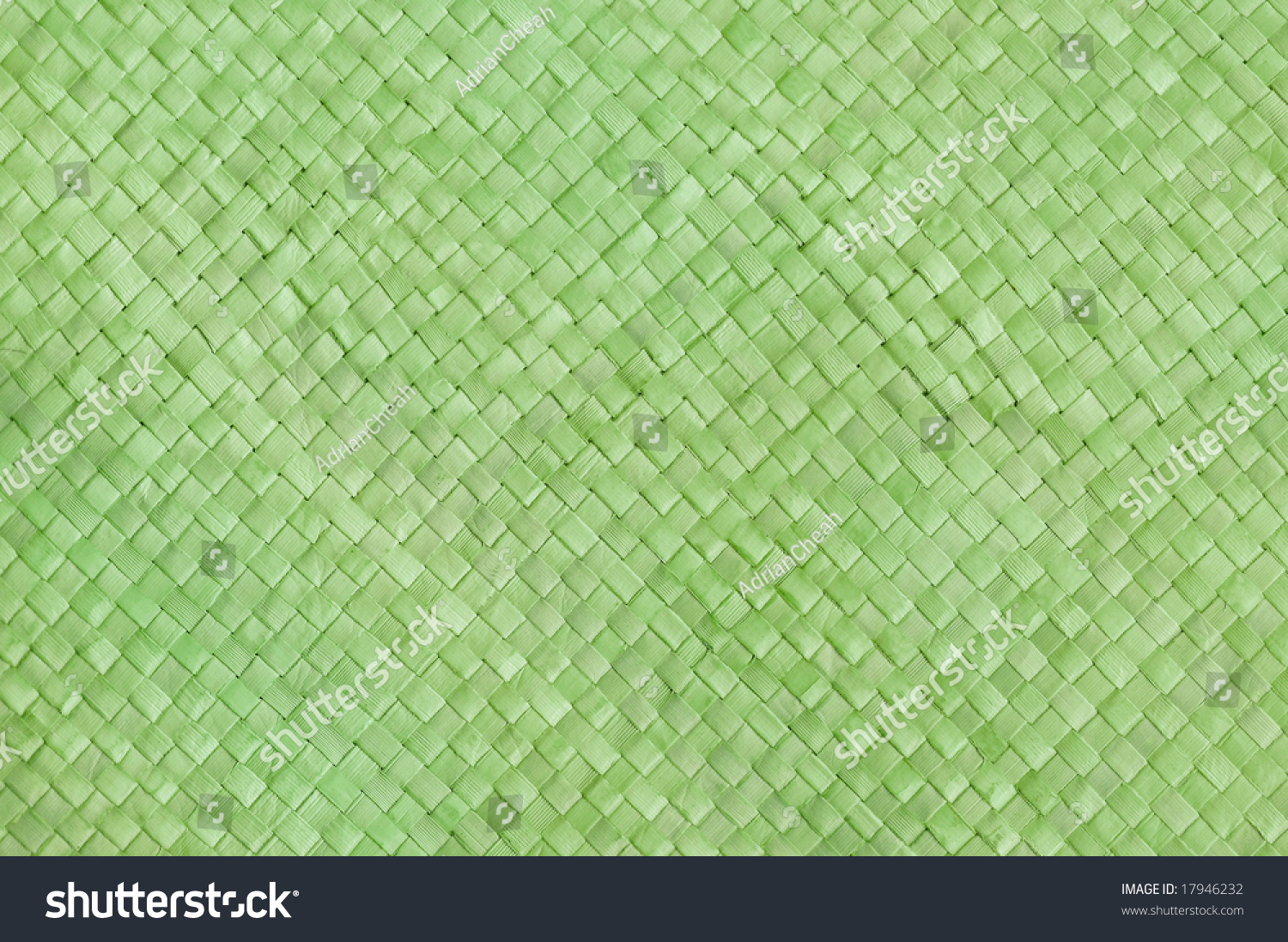 Green Diagonal Texture Woven Mat Palm Stock Photo Edit Now 17946232