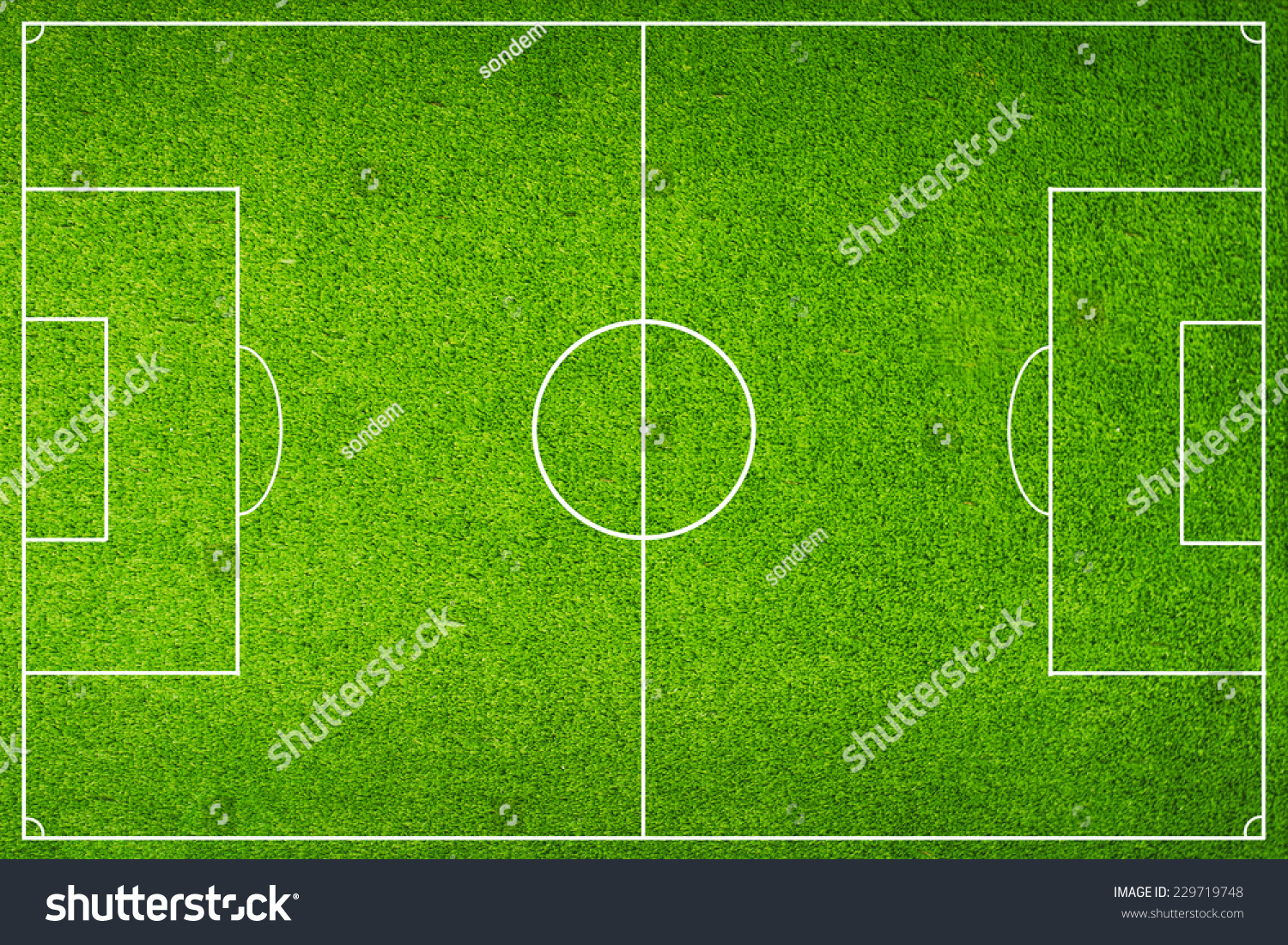 Green Football Stadium Field Stock Photo 229719748 - Shutterstock