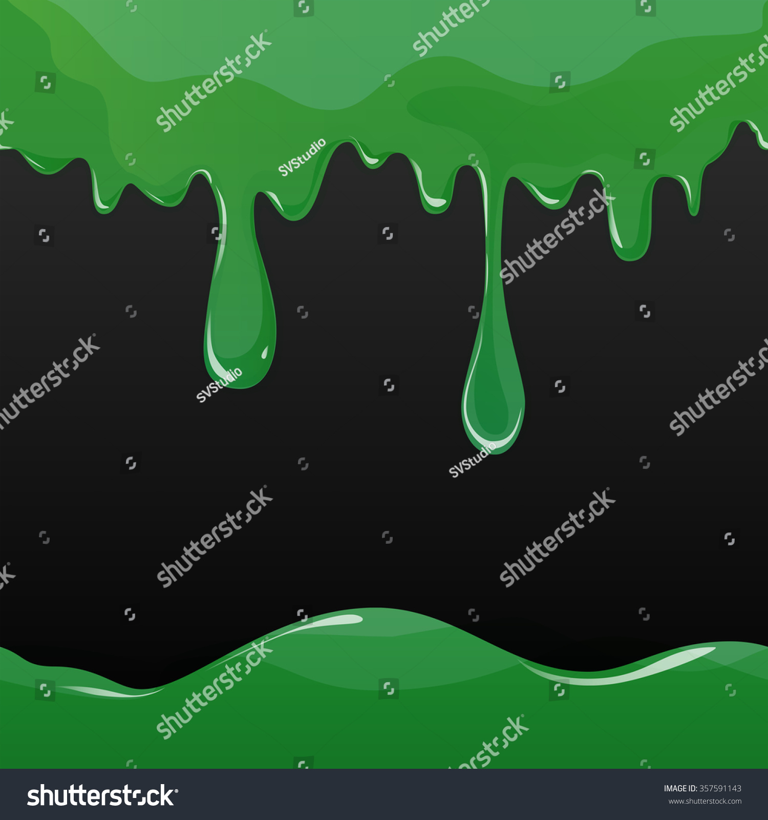 Green Oozing Slime Seamlessly Repeatable Graphic Stock Illustration ...