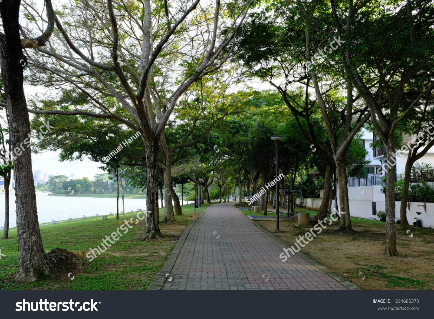 Green Path Near Lake Club Putrajaya Stock Photo Edit Now 1294680370