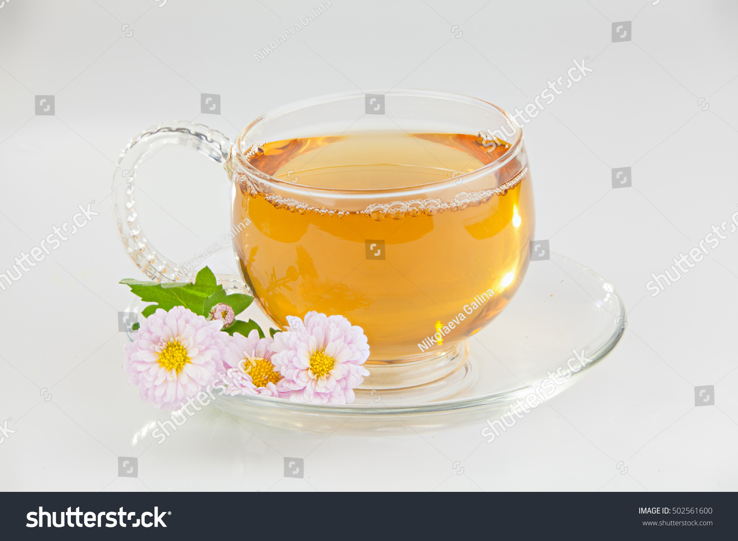 Green Tea In Beautiful Cup Stock Photo 502561600 : Shutterstock