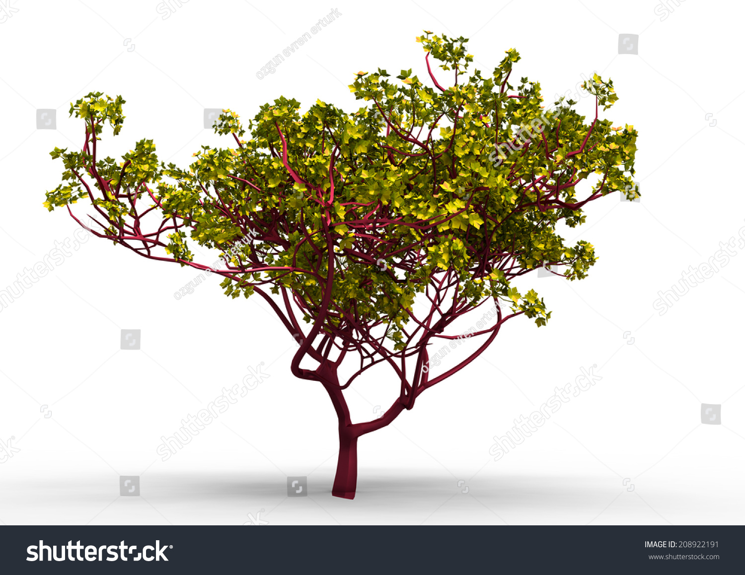 Green Tree Stock Illustration 208922191 - Shutterstock