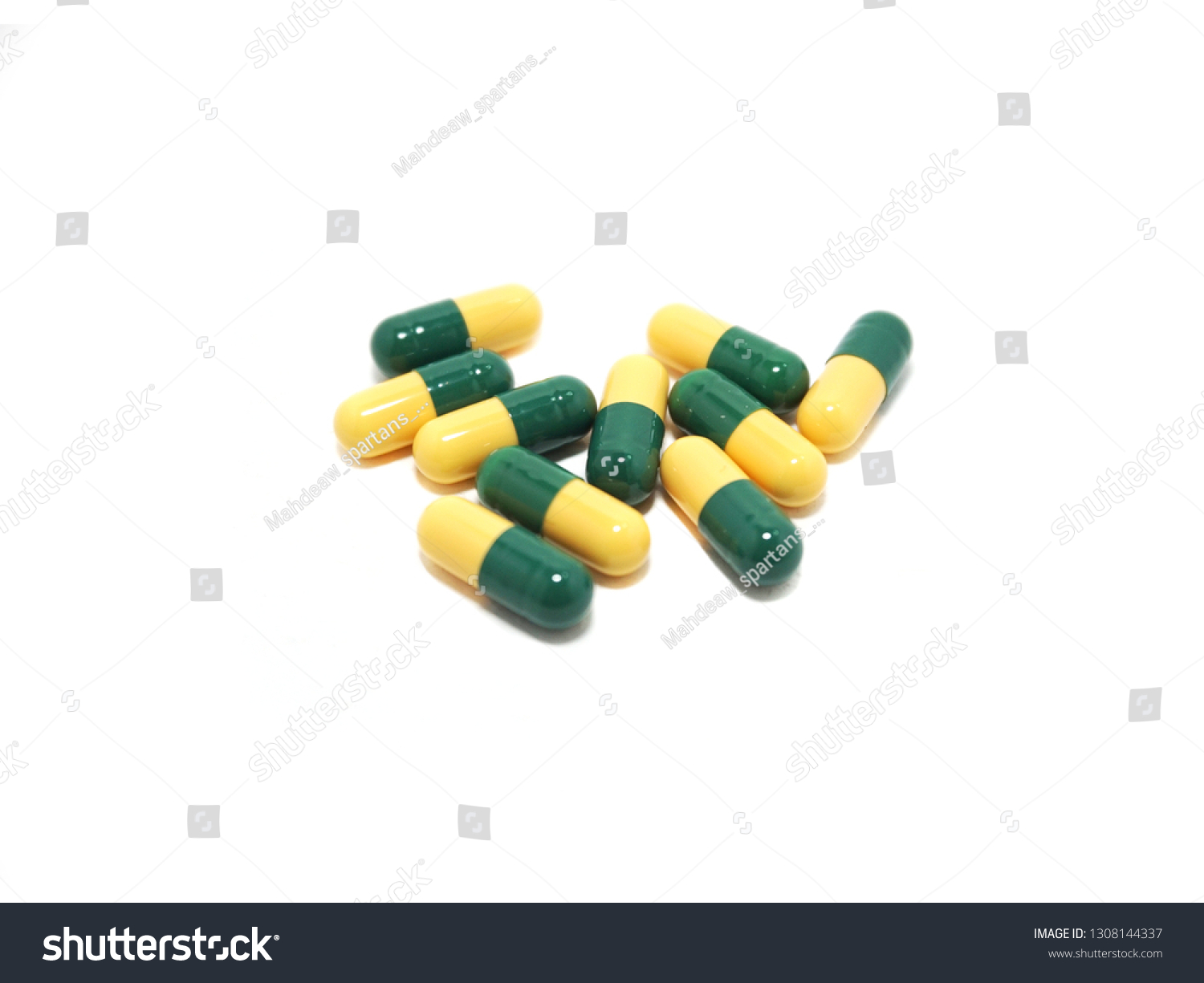 Green Yellow Tramadol Capsule Pills On Stock Photo Edit Now