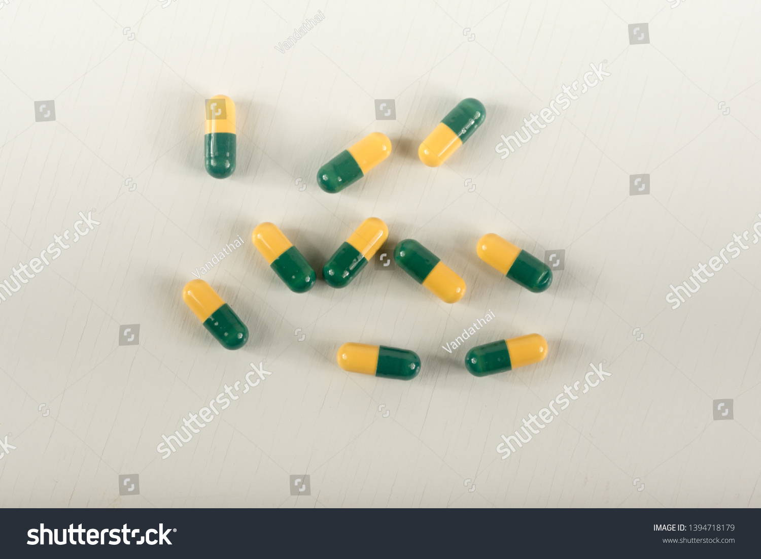 Green Yellow Tramadol Capsule Pills On Stock Photo Edit Now