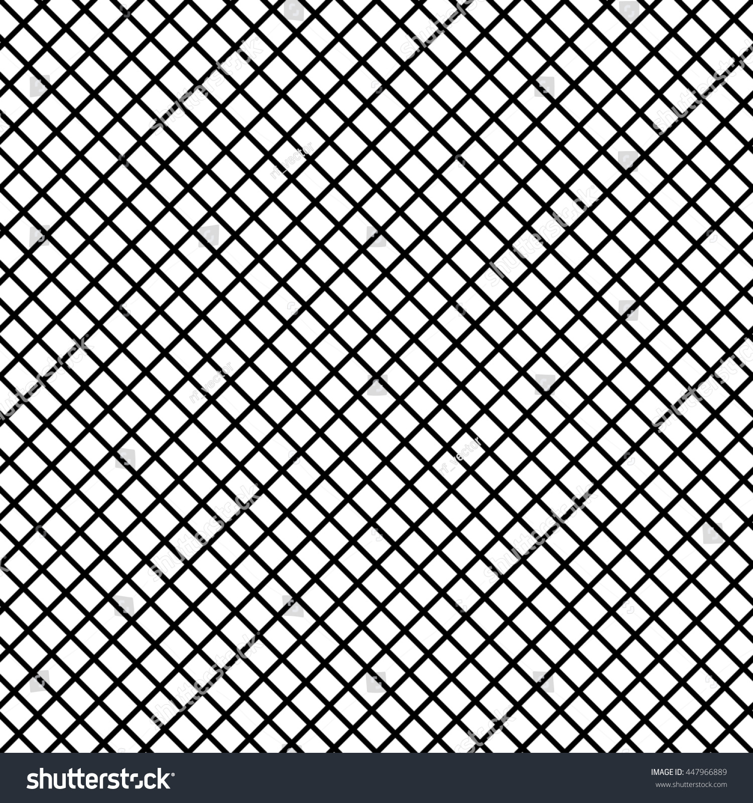 Grid Mesh Rectangular Cells Grill Lattice Stock Illustration 447966889 ...