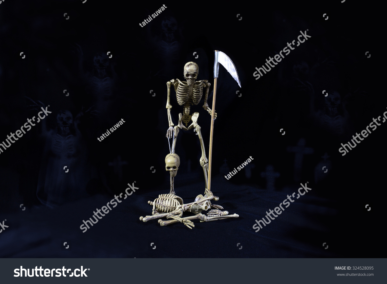 Grim Reaper Hell Rid Misbehave Soul Stock Photo (Edit Now) 324528095