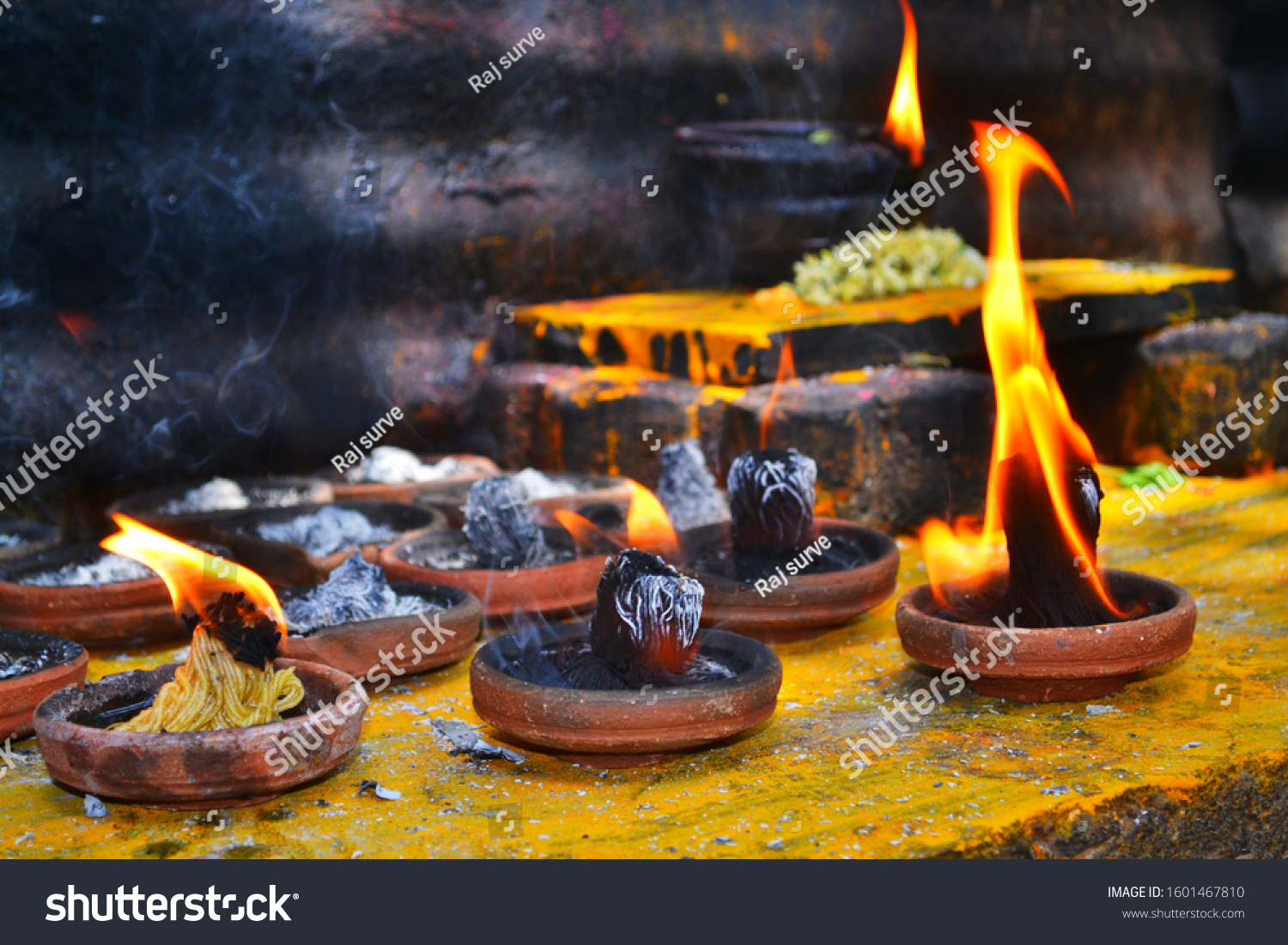 Group Diya Traditional Clay Diya Lamps Stock Photo 1601467810 ...