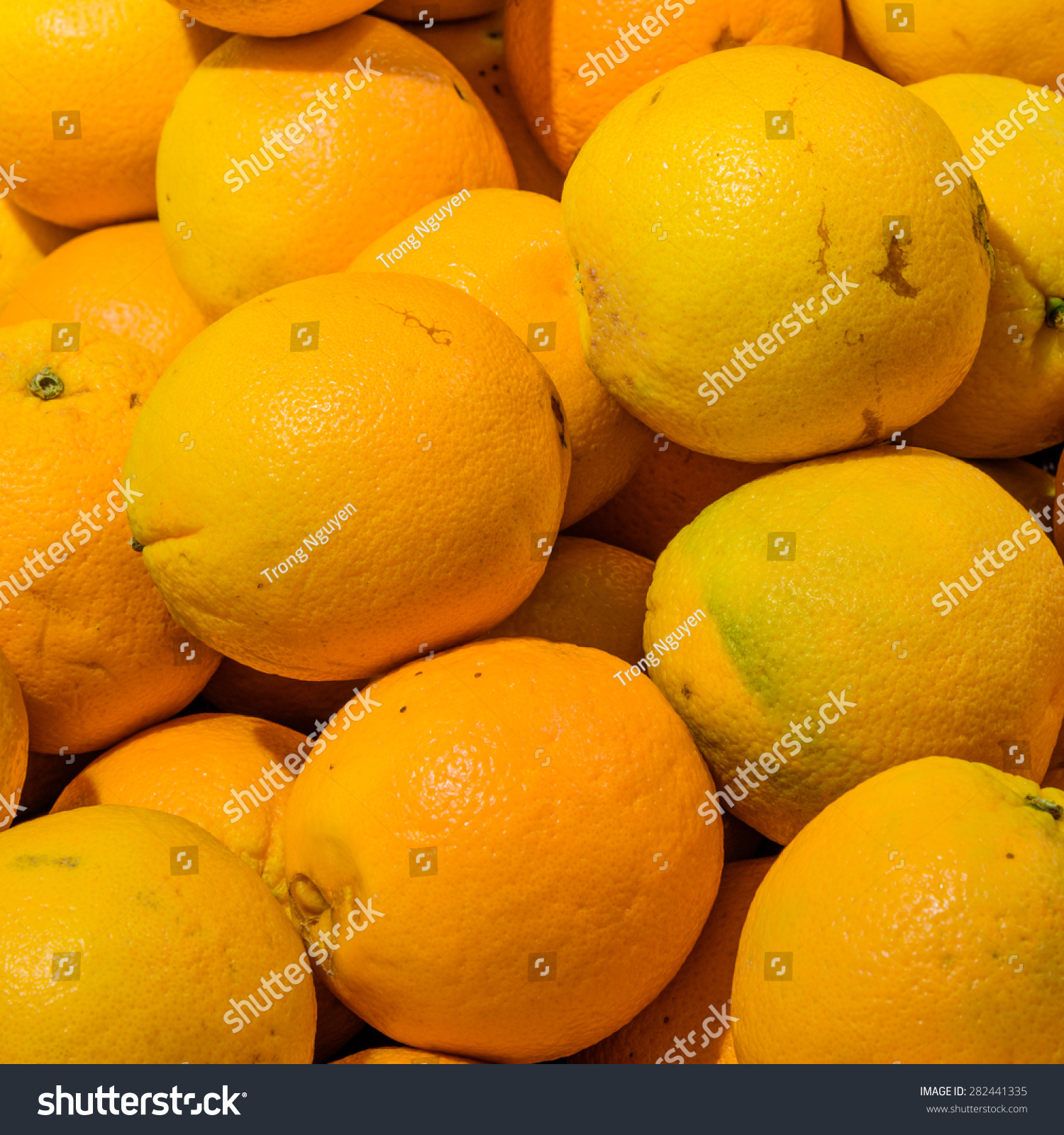group fresh navel oranges supermarket colfax stock photo (edit now