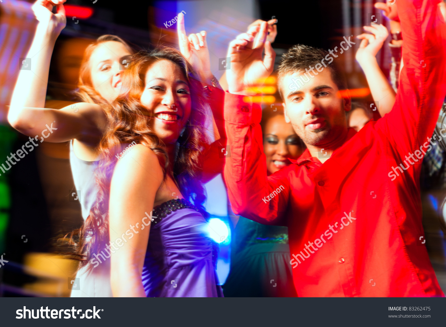 Group Party People Men Women Dancing Stock Photo 83262475 | Shutterstock