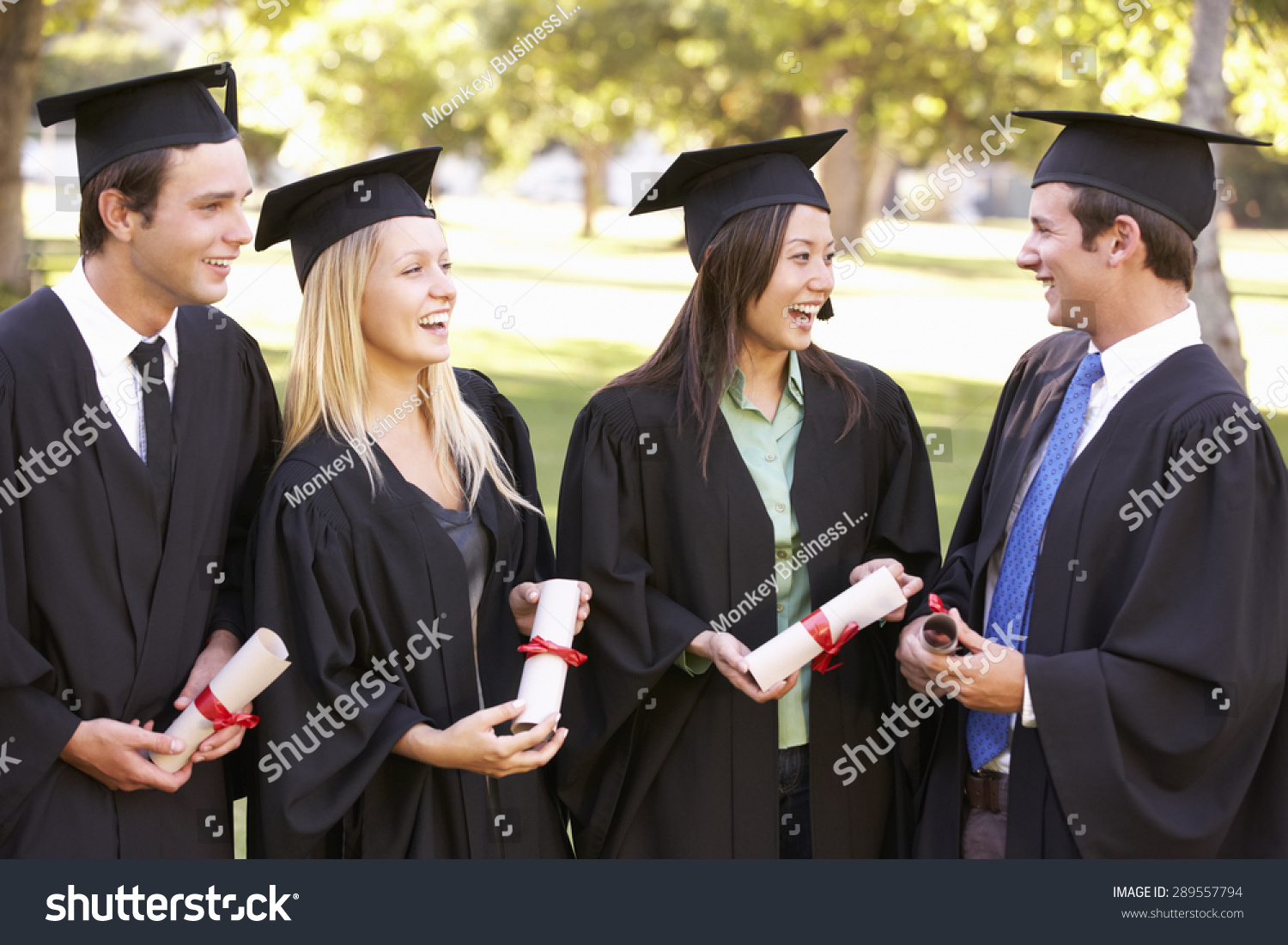 Group Students Attending Graduation Ceremony库存照片289557794 Shutterstock