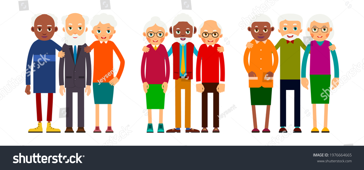 1,846 Group of older women Stock Illustrations, Images & Vectors ...