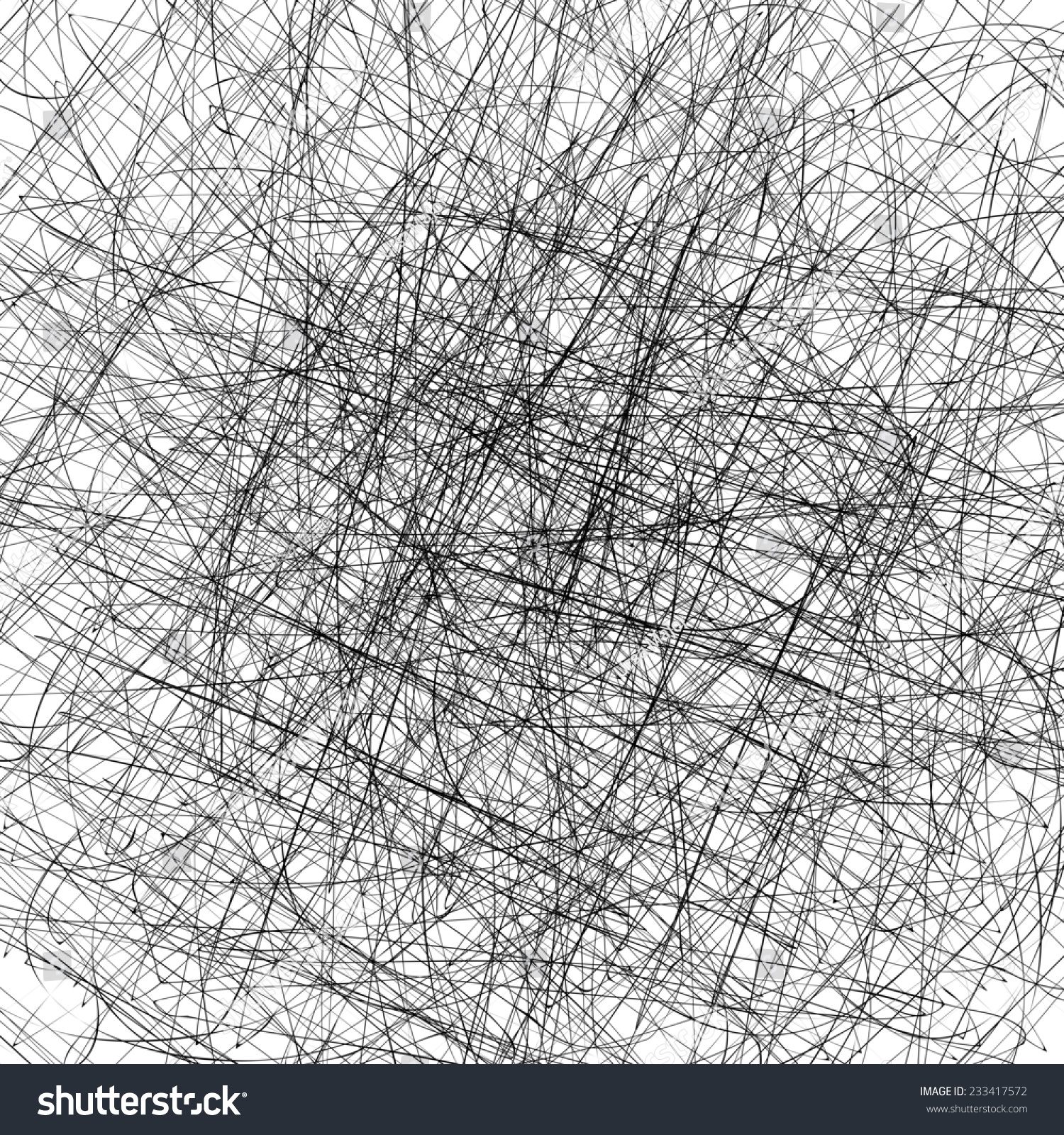 Grunge Scribble Texture For Your Design. Stock Photo 233417572 ...