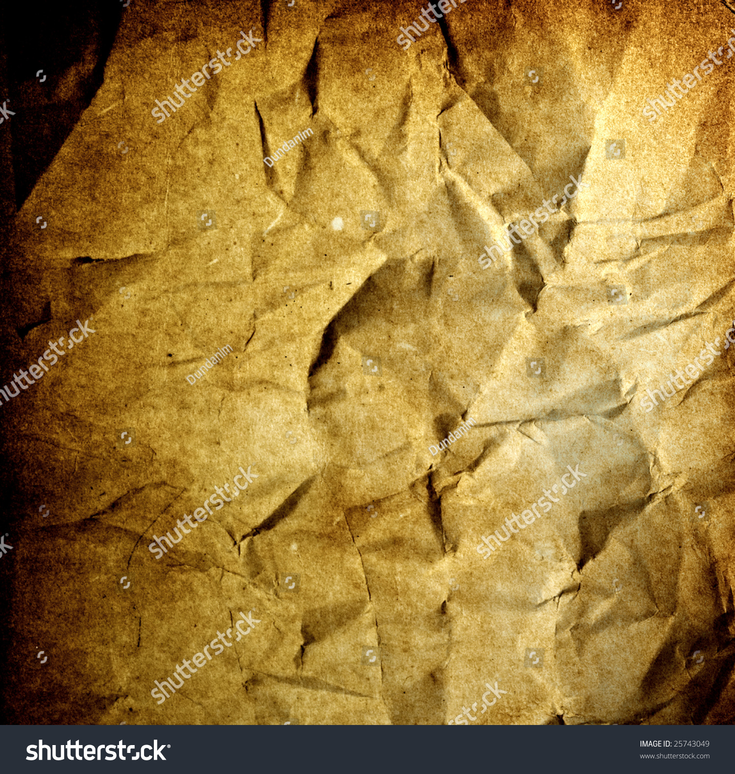 Grunge Sepia Background - Crumpled Vintage Old Burnt Paper Stock Photo ...