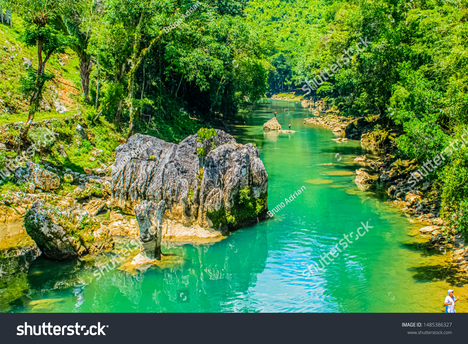 Guatemala Alta Verapaz Lanquin National Park Stock Photo Edit Now