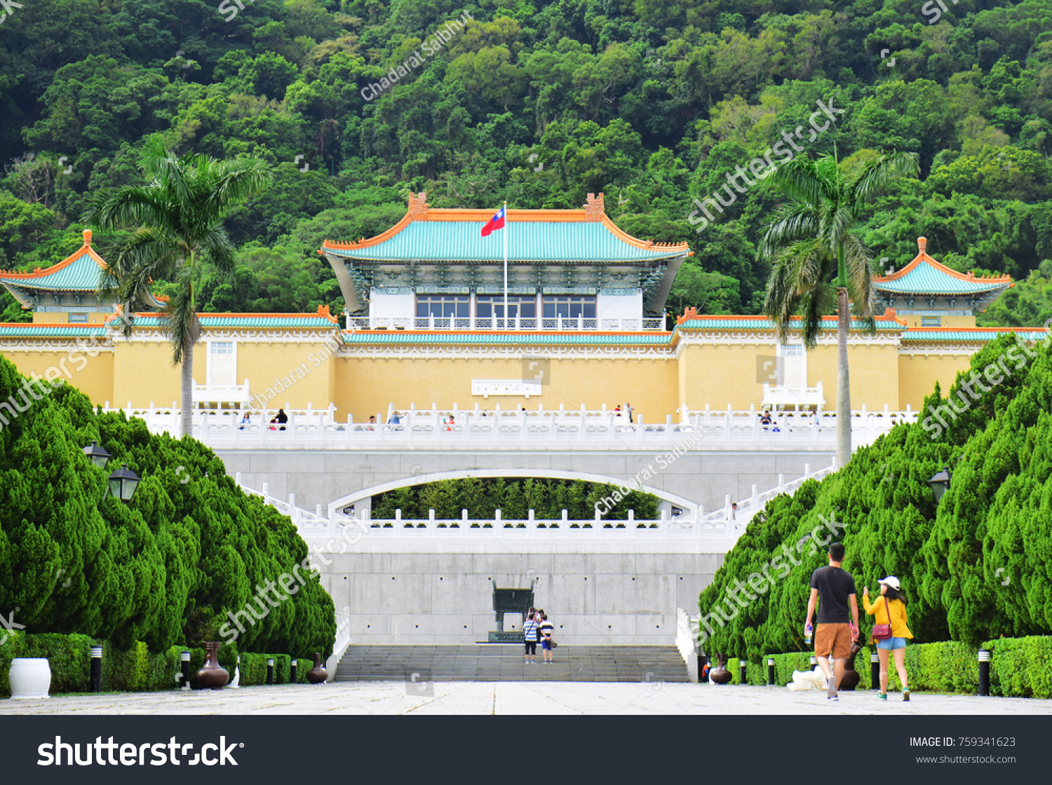 Gugong National Palace Museum Taipei Taiwan Stock Image