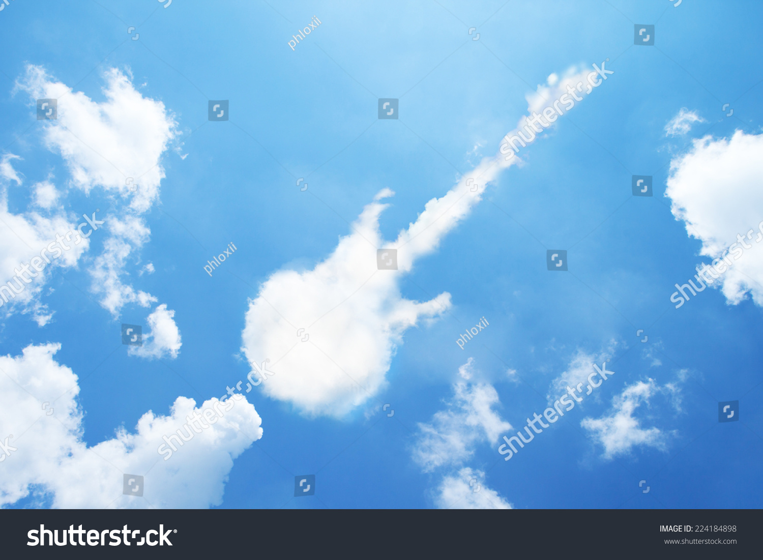 guitar in the sky