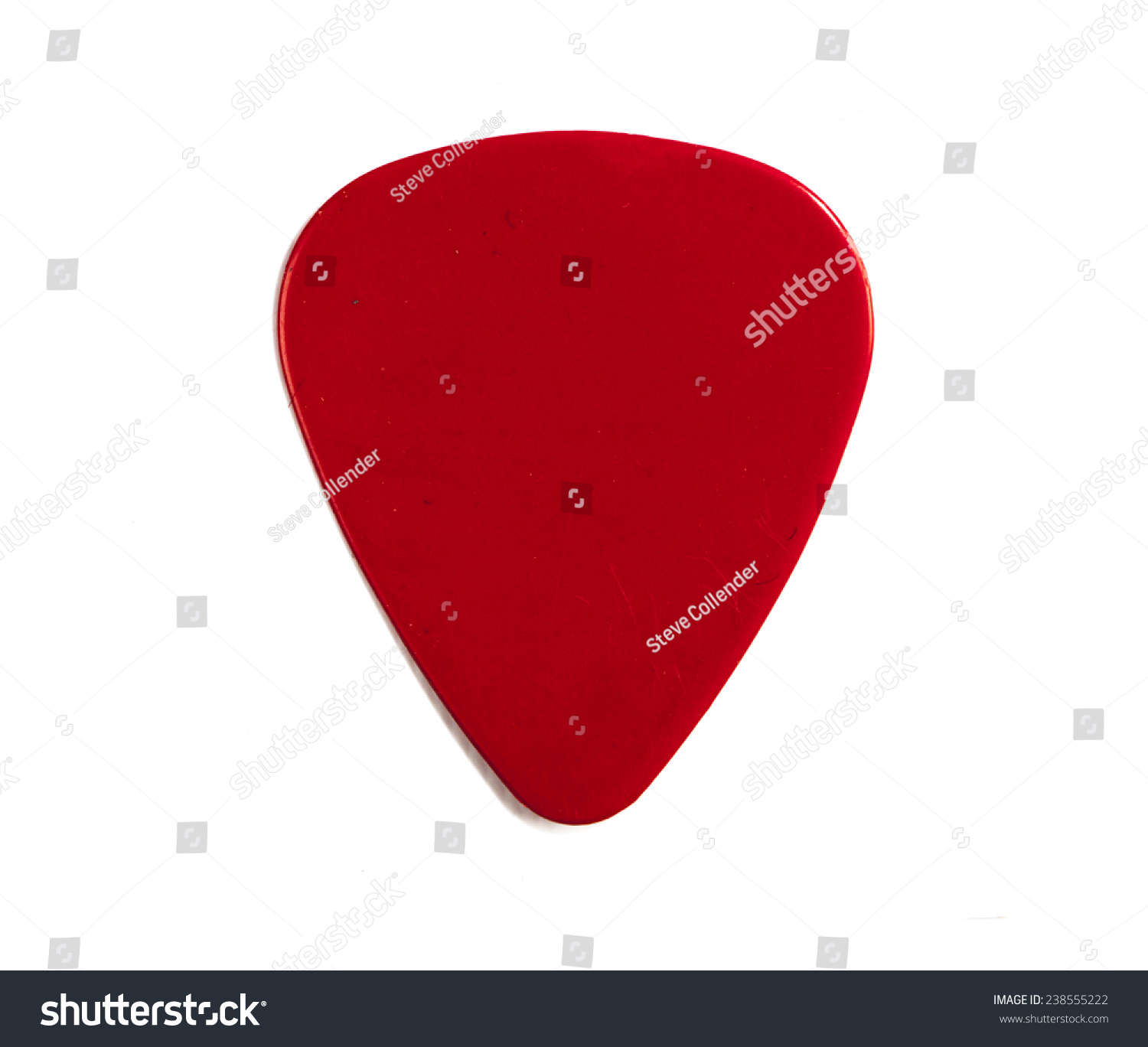 Guitar Pick Isolated On White Background Stock Photo 238555222 ...