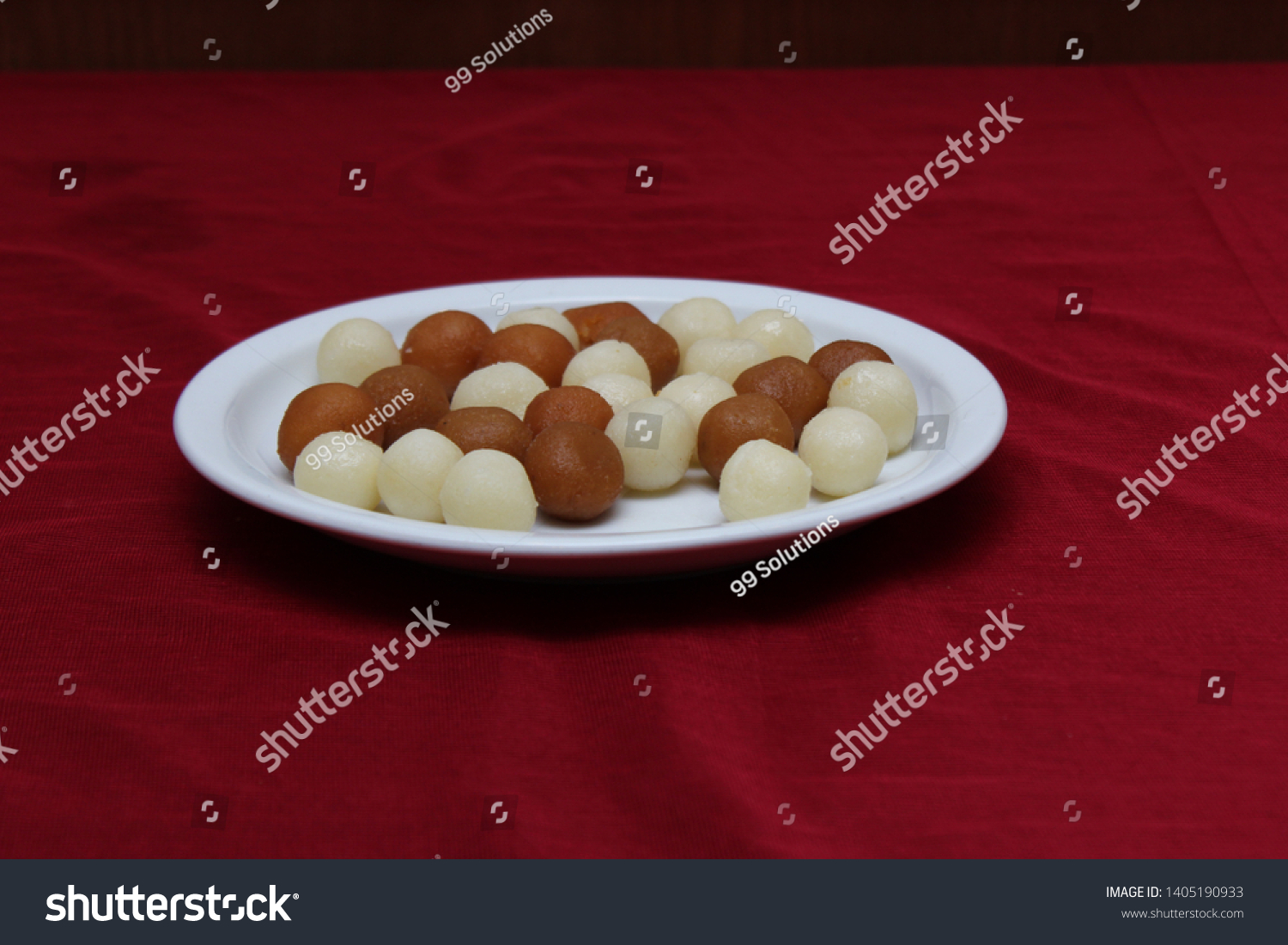 Gulab Jamun Rasgulla Sweets Stock Photo (Edit Now) 1405190933