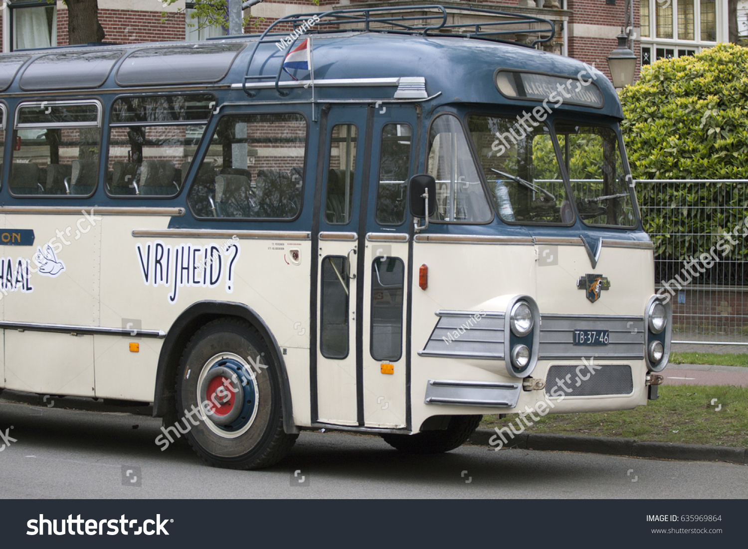 Haarlem Netherlands May 52017front Vintage Leyland Stock Photo 