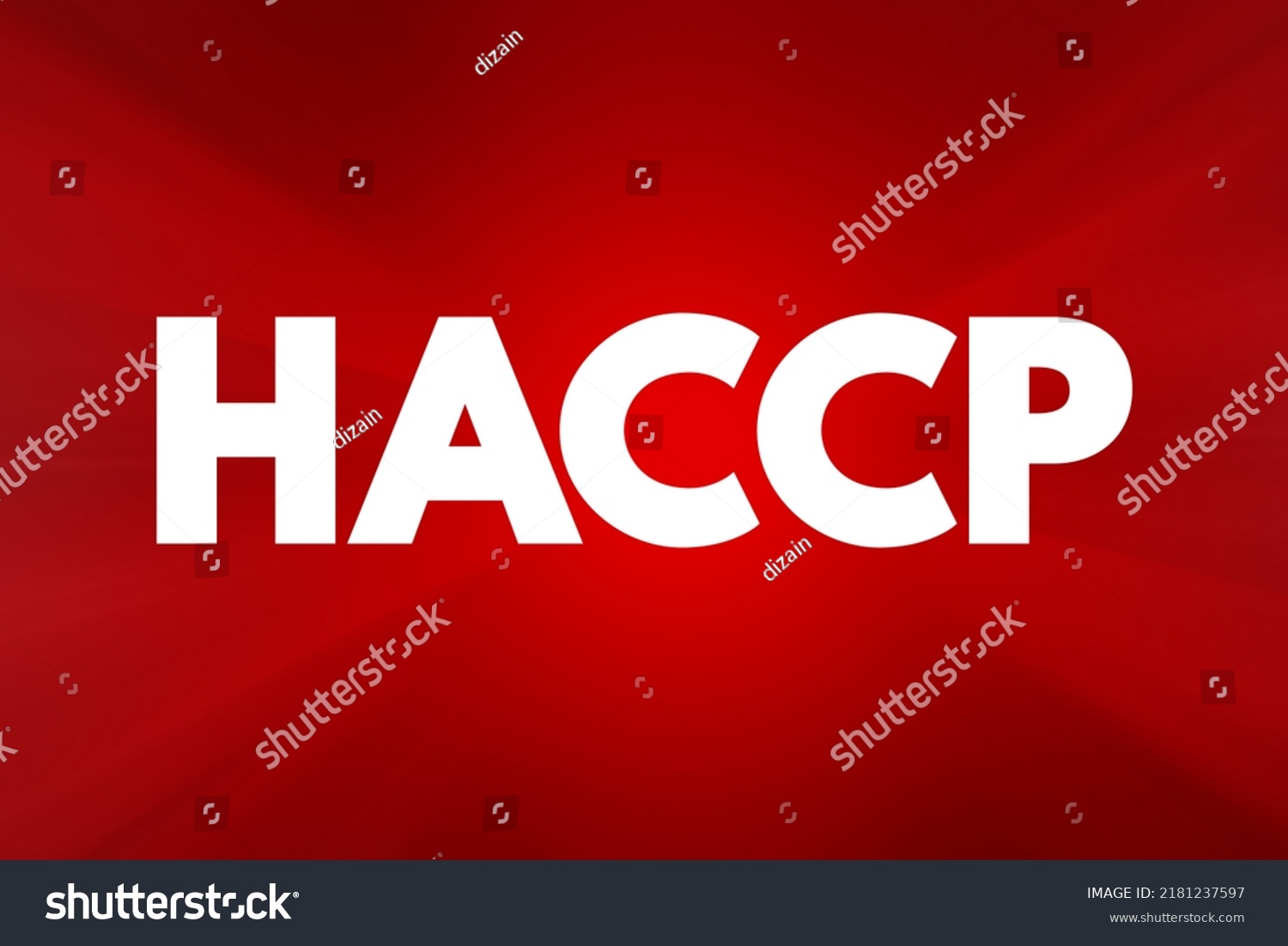 Haccp Hazard Analysis Critical Control Points Stock Illustration