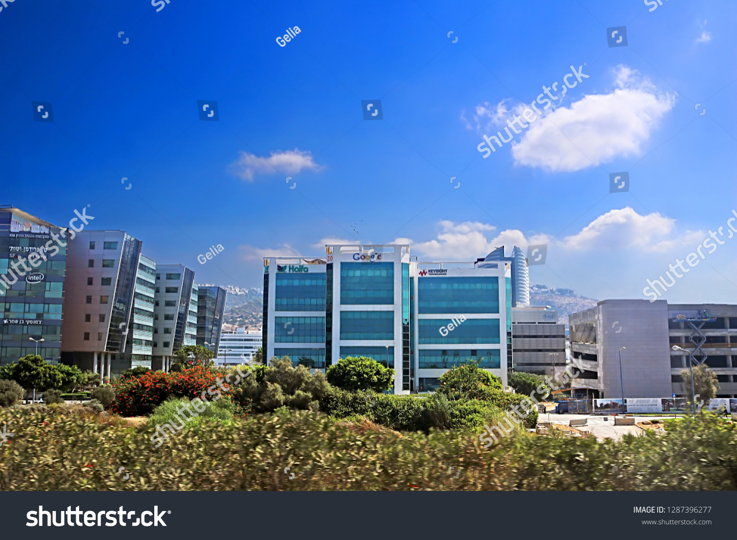 215 Google Israel Images Stock Photos Vectors Shutterstock   Stock Photo Haifa Israel September View Of Google Development Center At Matam The Park Is An 1287396277 