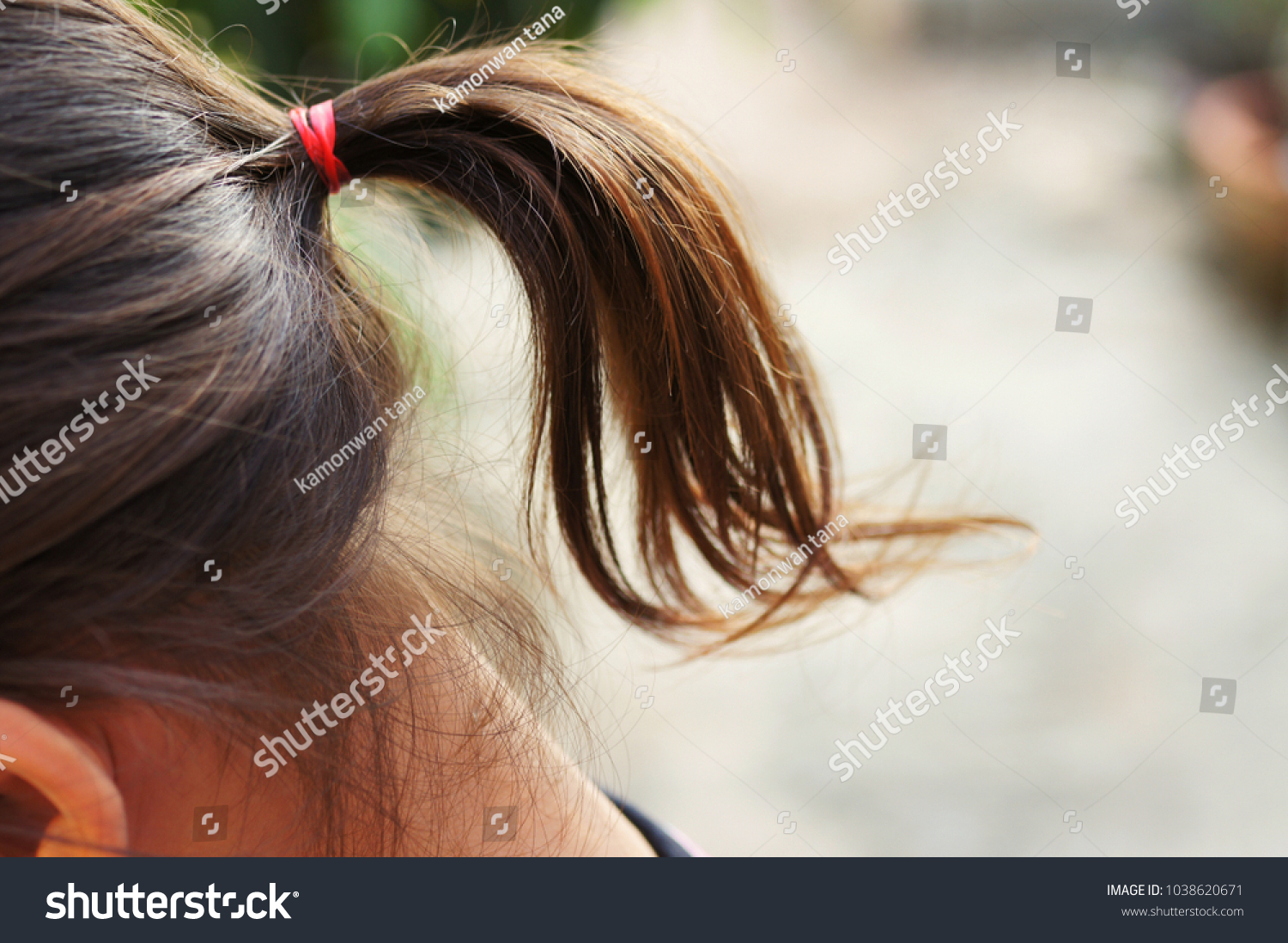 Hair Collection Children They Do Themselves Stock Photo