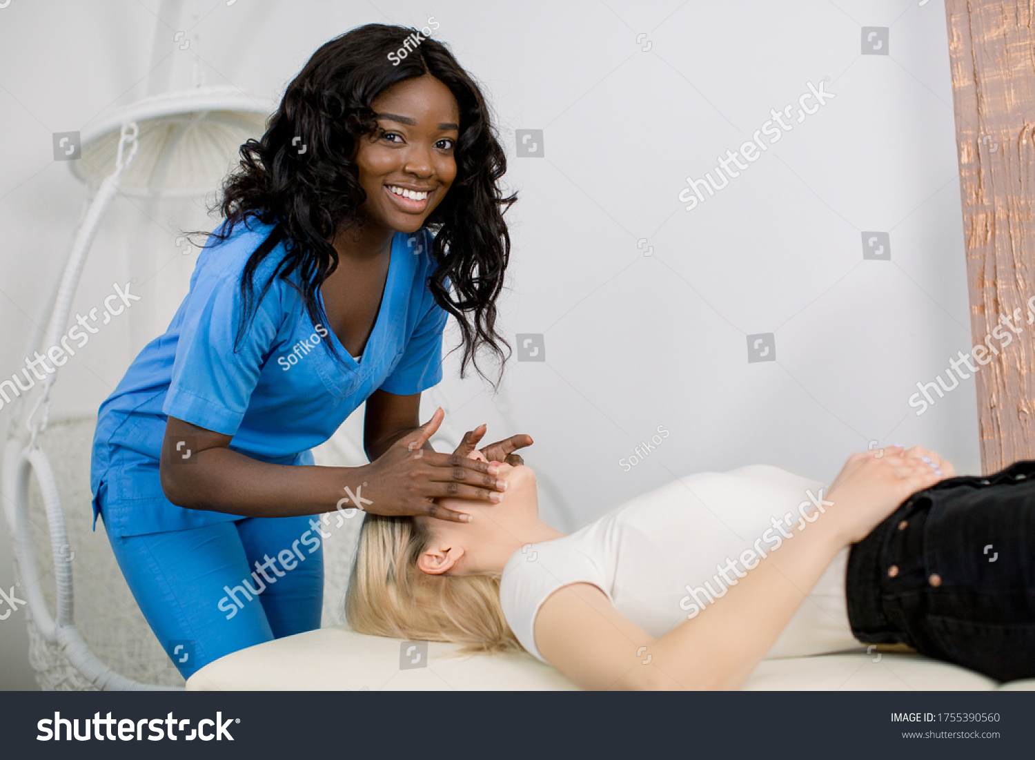 Cheerful massage