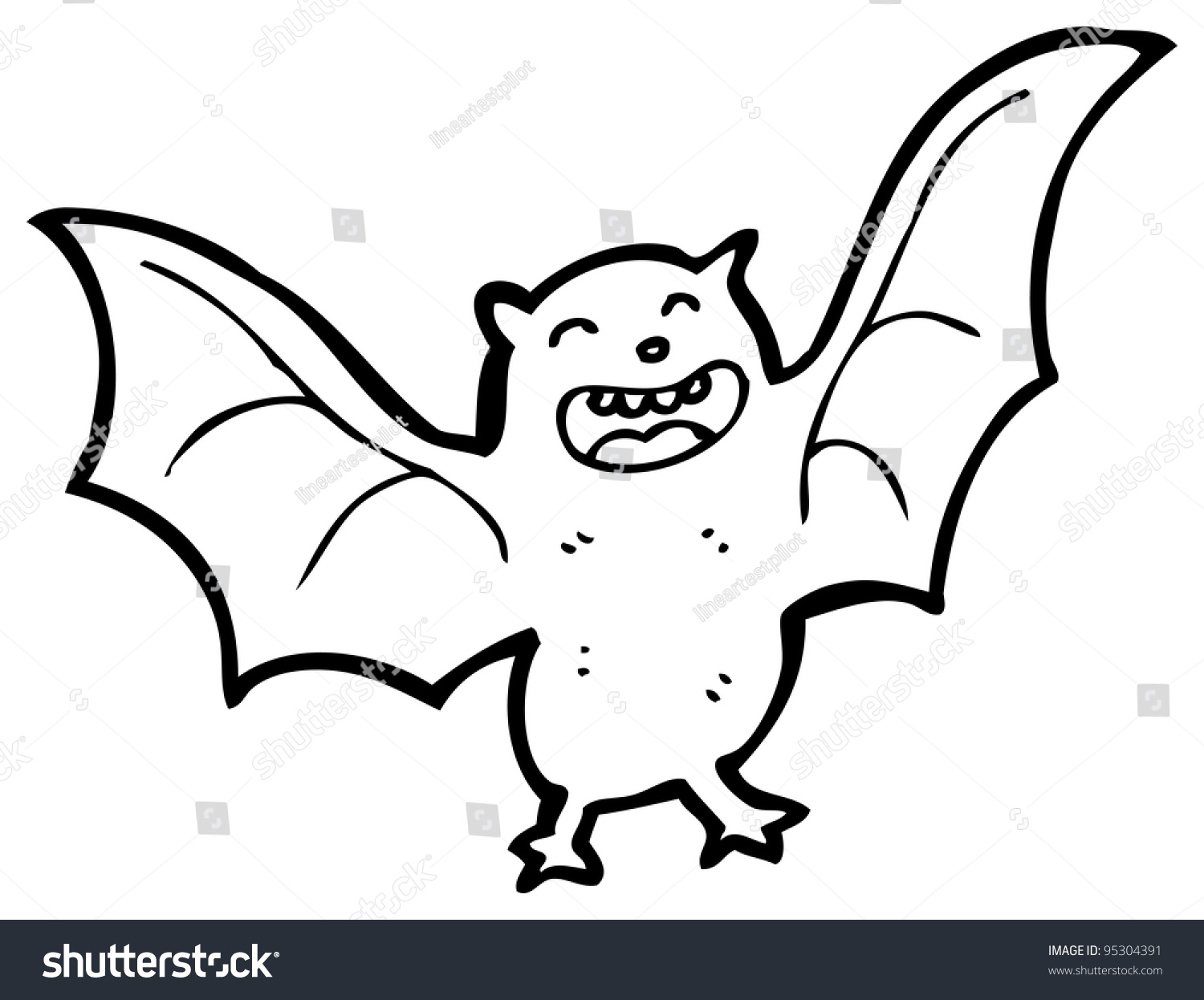 Halloween Bat Cartoon Stock Photo 95304391 : Shutterstock