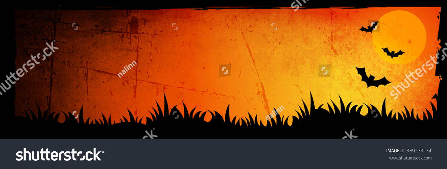 royalty free stock illustration of halloween web site header banner halloween web site