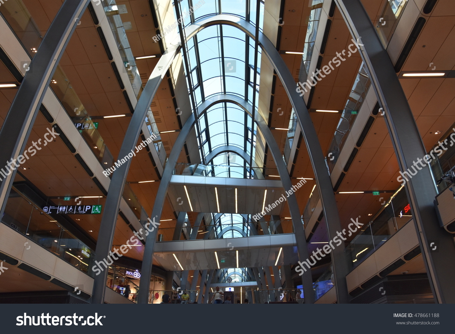 Hamburg Germany Aug 27 Europa Passage Stock Photo Edit Now